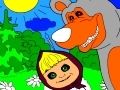 Jogo Masha e o urso na floresta  online