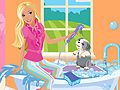 Jogo Lavagem de animais da Barbie  online