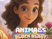 Jogo Animais Block Blast online