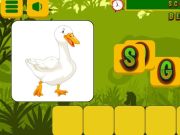 Jogo Animais de palavras para crianças online