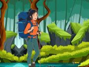 Jogo Garota chega ao destino de caminhada online