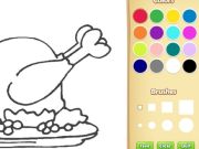 Jogo Livro para colorir alimentos para crianças online
