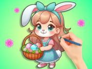 Jogo Livro para colorir: Ovos de Páscoa DIY online