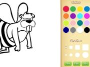 Jogo Livro de colorir animal engraçado para crianças online