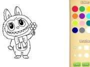 Jogo Livro de colorir da boneca de Labubu para crianças online