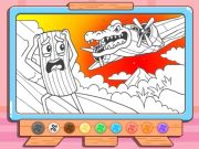 Jogo Livro para colorir: Bombardino Crocodilo online