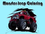 Jogo Coloração de jipe do monstro online