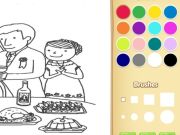 Jogo Livro para colorir de casamento para crianças online