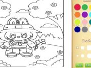 Jogo Livro de colorir de Labubu fofo para crianças online