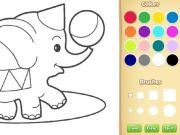 Jogo Livro de colorir de animais simples para crianças online