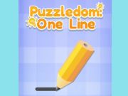 Jogo Puzzledom: Uma linha online