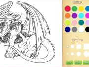 Jogo Dragão Chimera Coloring Book online