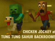 Jogo Jockey de frango nos bastidores de Tung Tung Sahur online