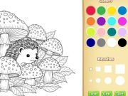 Jogo Livro de colorir de animais de desenho animado para crianças online