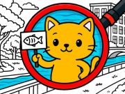Jogo Encontre a pesquisa de gatos de gato online