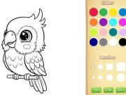 Jogo Livro para Colorir Animal Kawaii online