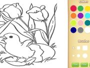 Jogo Livro para colorir de flores para crianças online