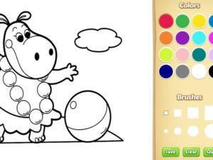 Jogo Baby Farm Animals Coloring Book for Kids online