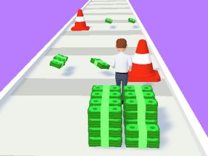 Jogo Colete todo o dinheiro e fique rico: corredor online
