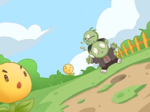 Jogo Flores vs zumbis online