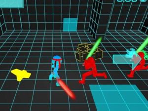 Jogo Stickman Neon Sword lutando online