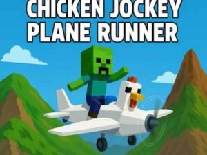 Jogo Corredor de avião jóquei de frango online