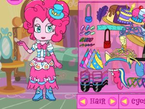 Jogo My Little Pony Equestria Girls Pinkie Pie Dress Up online