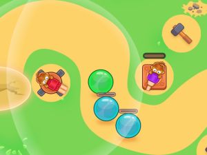 Jogo Defesa de bolhas de macacos online