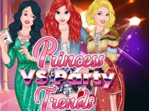 Jogo Tendências de princesa vs partido online