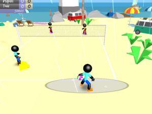 Jogo Vôlei de Stickman Beach online
