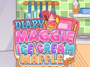 Jogo Diário Maggie: Waffle de sorvete online