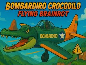 Jogo Bombardiro Crocodilo voando Brainrot online