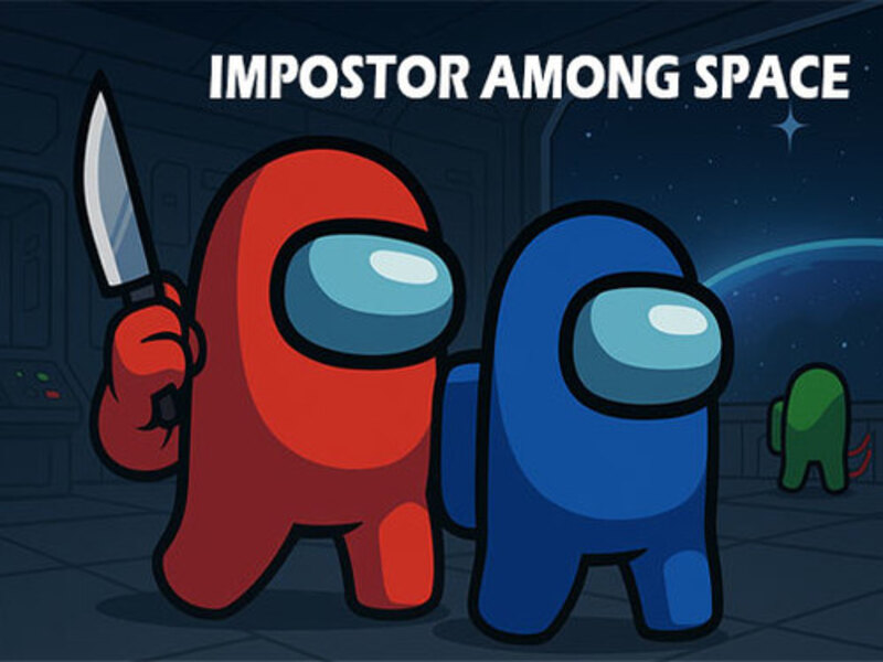 Jogo Impostor entre o espaço online