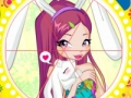 Jogo Winx Bunny Style: Round Puzzle  online