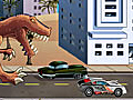 Jogo T Rex Rampage Pizza pré -histórica  online
