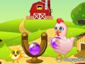 Jogo Bolhas e galinhas  online