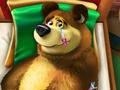 Jogo Masha e a cirurgia do urso  online