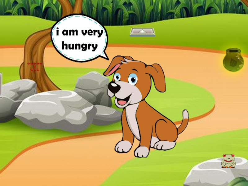Jogo Alimente a refeição do cachorro online