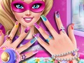 Jogo Manicure boneca super-herói  online