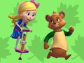 Jogo Aventuras florestais de conto de fadas Goldie & Bear online