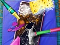 Jogo Telefone quebrado de menina pontilhada online