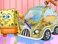 Jogo Limpeza do carro Bob Esponja  online