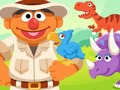 Jogo 123 Sesame Street: Creche Dinosaur's Dinosaur online