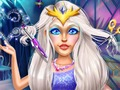 Jogo Corte de cabelo real da rainha da neve  online