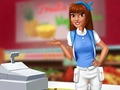 Jogo Super mercado caixa menina  online