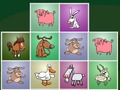 Jogo Animais de fazenda que combinam enigmas  online