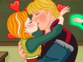 Jogo Beijo da escola da princesa do gelo  online
