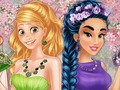 Jogo Cores de vestidos de princesa de primavera  online
