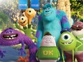 Jogo Monstros Universidade Tic-Tac-Throw  online
