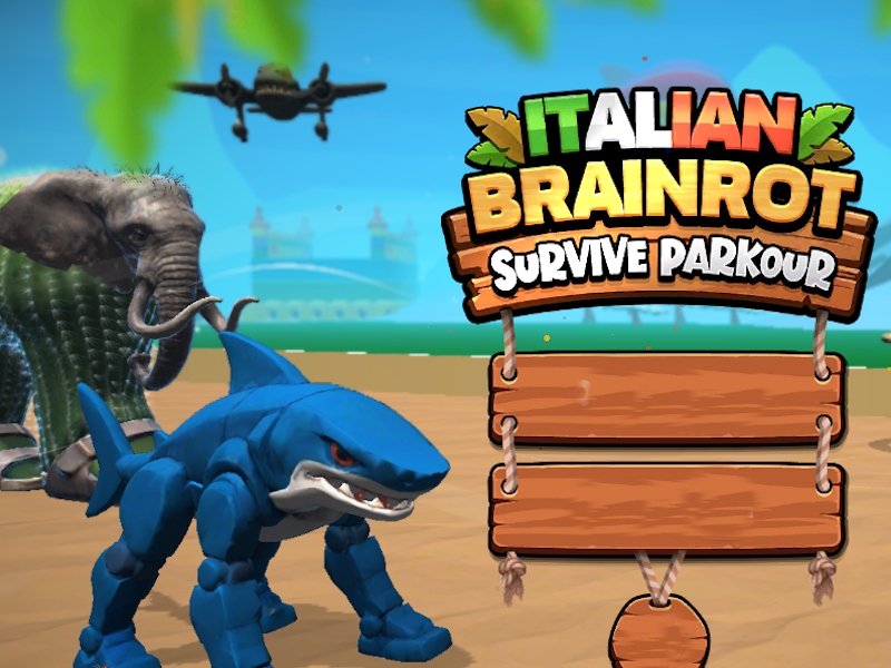 Jogo Italiano Brainrot sobrevive ao Parkour online